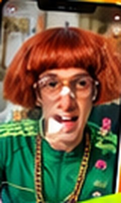 Exemplo de vídeo viral do influencer